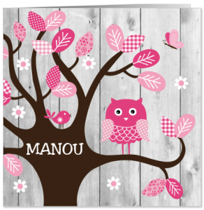 Geboortekaartje Manou